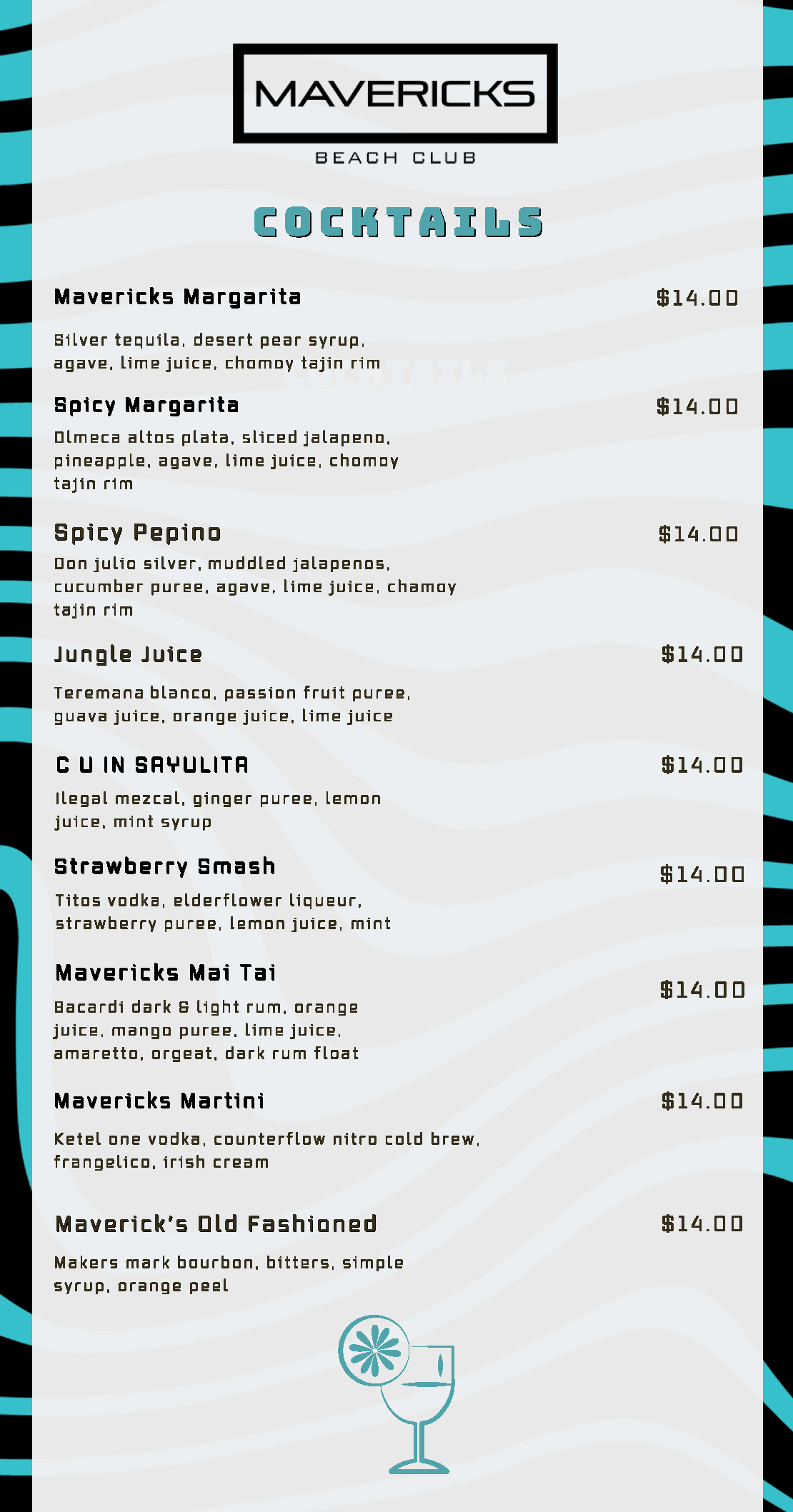Best Fish Taco San Diego | Mavericks Beach Club | Menu